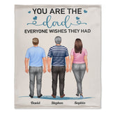 Vous êtes le papa que tout le monde souhaite avoir - Couverture personnalisée - Fête des pères, cadeau d'anniversaire pour papa, père, fille, fils